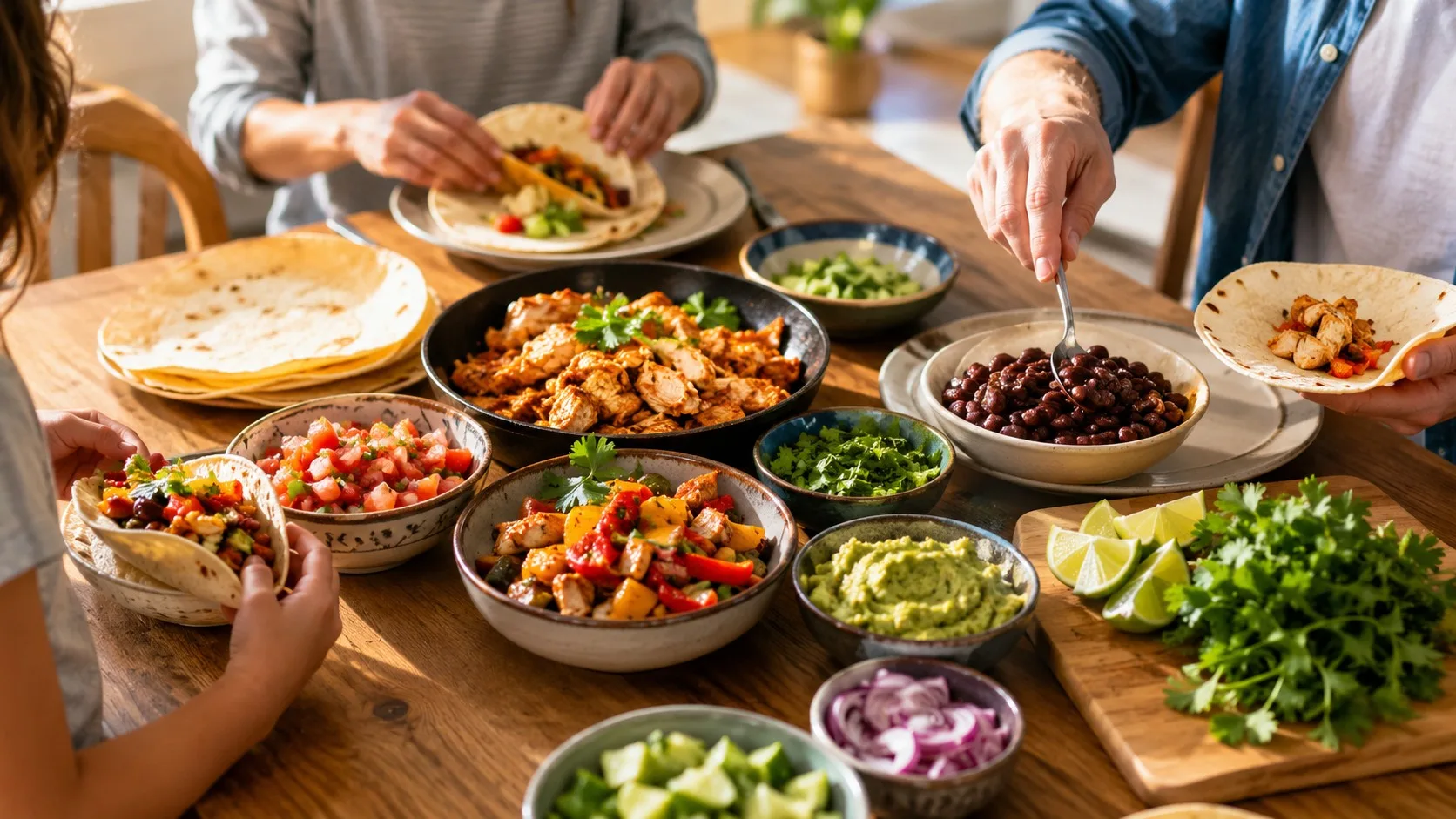 Tacos maison pour la famille : quelle garniture choisir selon le temps, le budget et les restes ? — recette Mexique