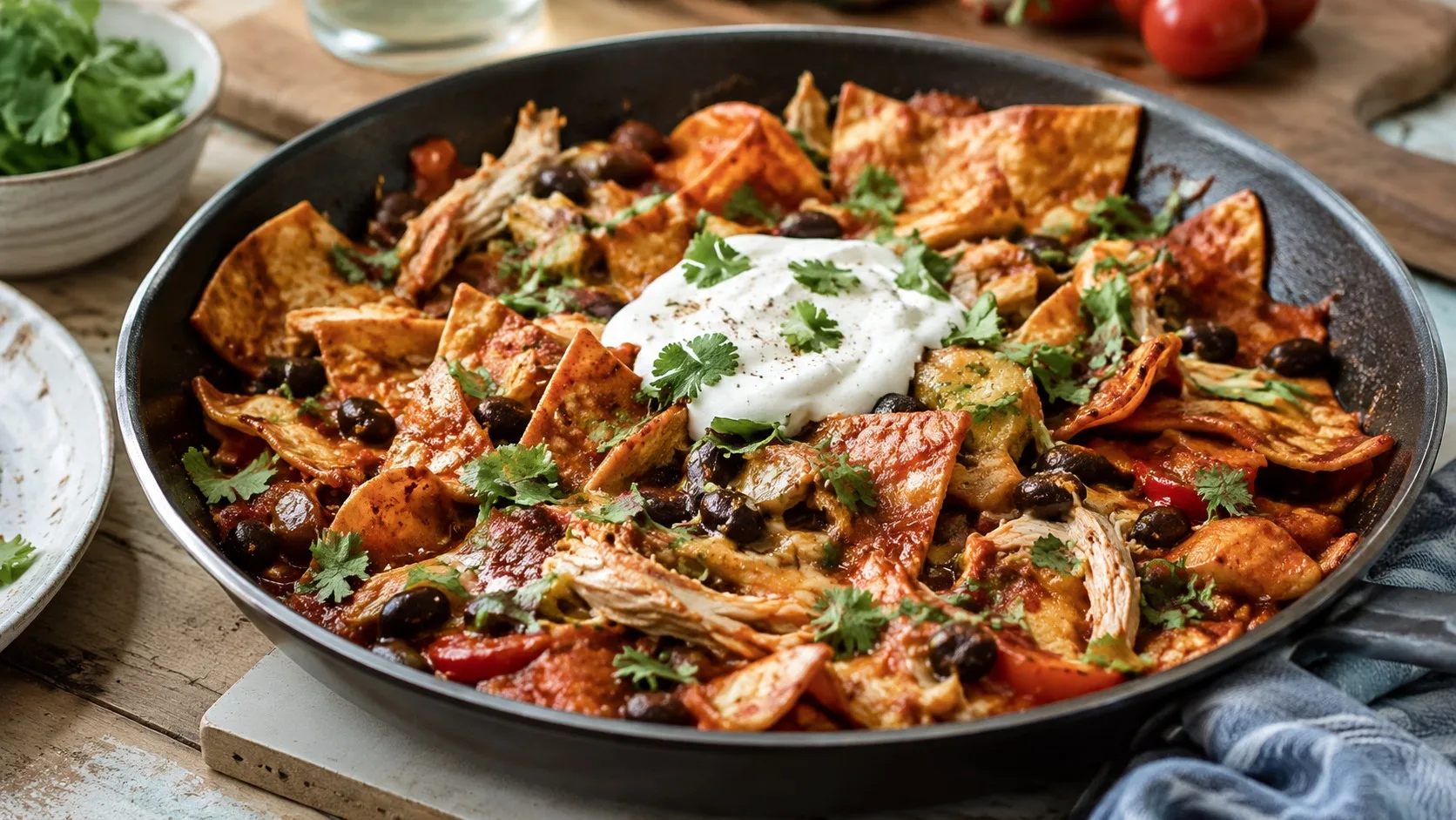 Chilaquiles anti-gaspillage : transformer des tortillas sèches en plat mexicain complet — recette Mexique