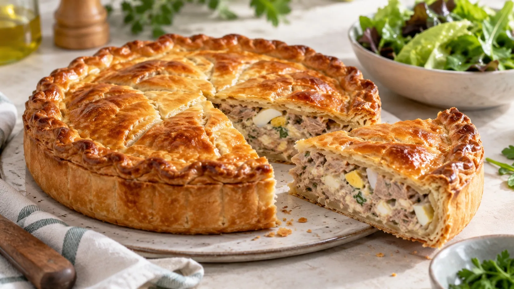 Tourte au thon : les solutions pour une garniture moelleuse sans pâte détrempée — recette France