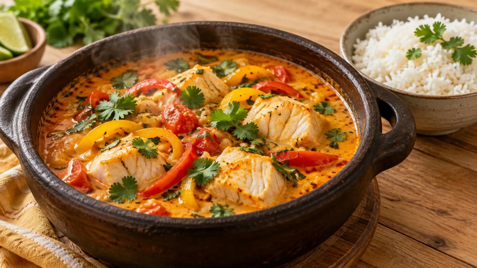 Moqueca brésilienne accessible : comparer les gestes pour un poisson tendre et une sauce coco bien liée — recette Brésil