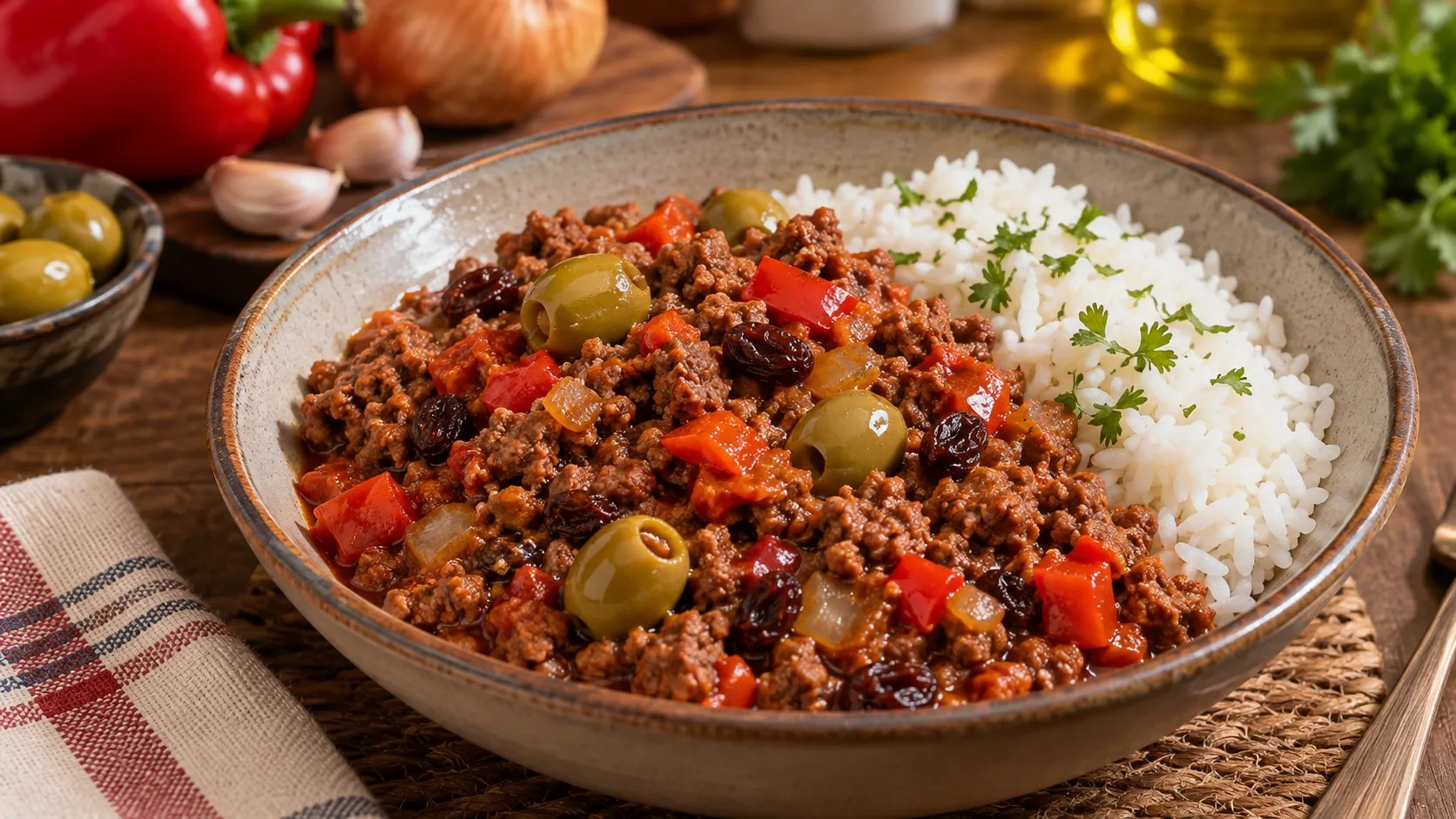 Photo de la recette « Picadillo cubain : les solutions pour une sauce courte sans bœuf sec »